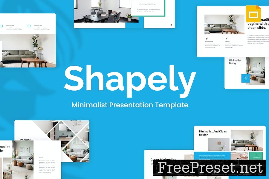 Shapely Minimalist Google Slides Template RN3J7DT