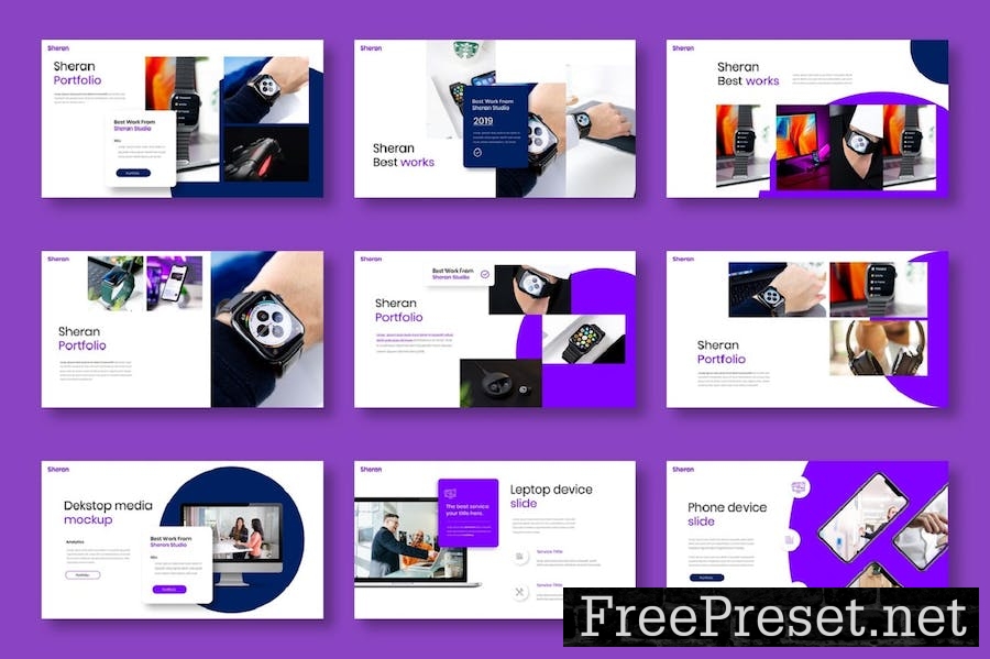 Sheran - Business Google Slide Template SZXYAL3