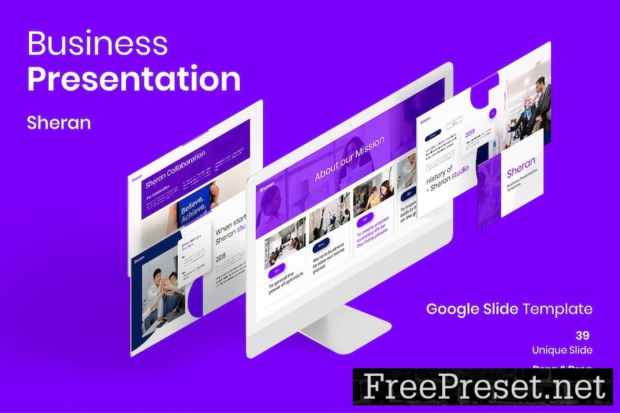 Sheran - Business Google Slide Template SZXYAL3