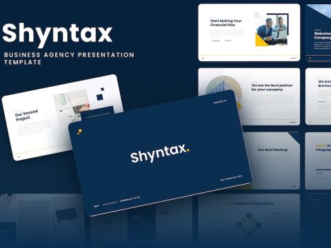 Shyntax - Business Agency Google Slides Template DBZ5M3G