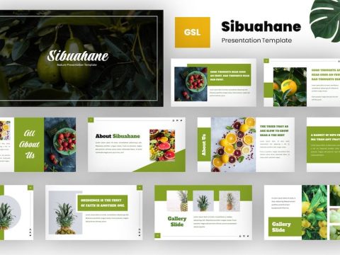 Sibuahane - Natural Google Slides Template YN4X3HZ