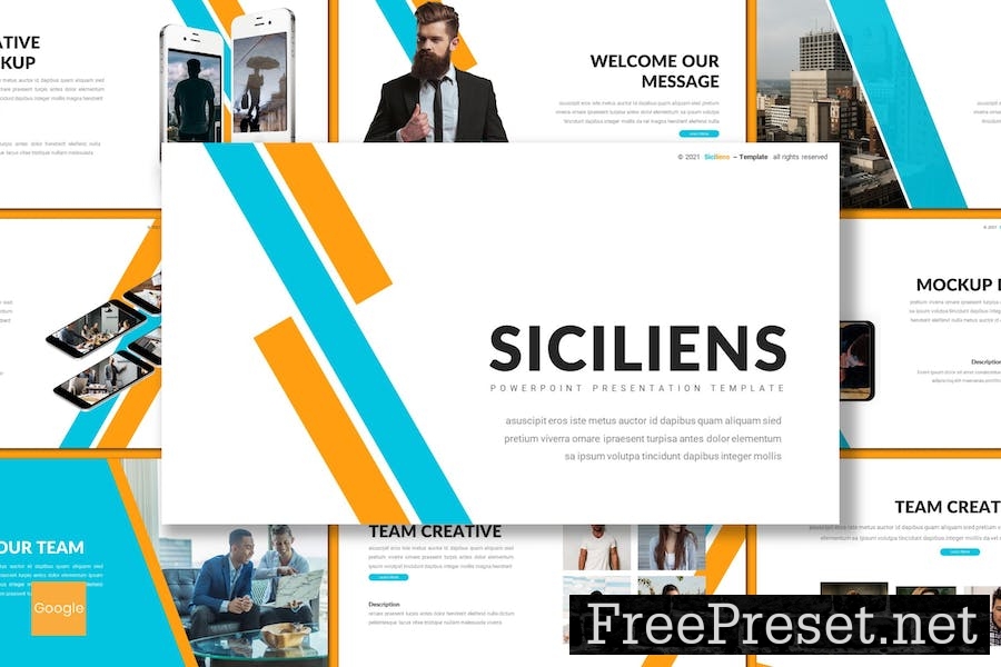 Siciliens - Business Google Slides Template V92QUAX