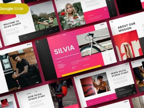 Silvia - Business Google Slide Template X9XPZJN