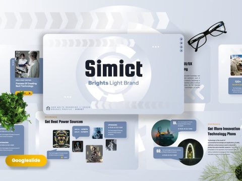 Simict - Pure Multipurpose Googleslide Templates N4UP58G