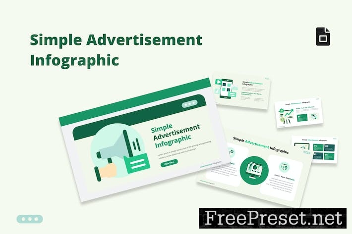 Simple Advertisement Infographic Template G-Slides AQYXXK4