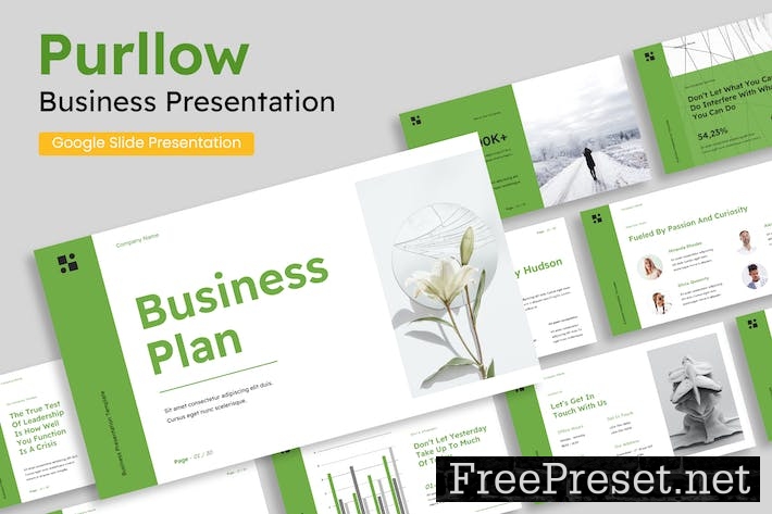 green business plan template