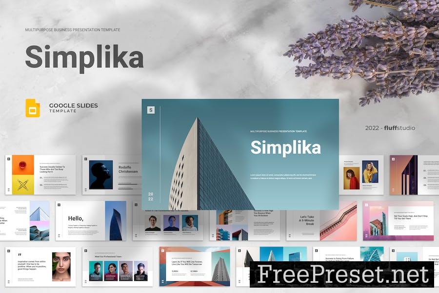 Simplika - Minimalist Google Slides Template TSSEF82