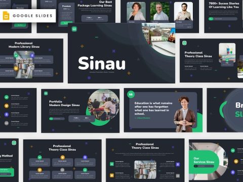 Sinau - Education Google Slides Template NN2NHDL