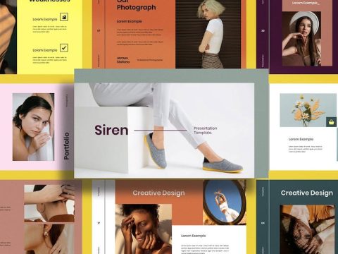 Siren Google Slides Presentation Template EKVD6KB