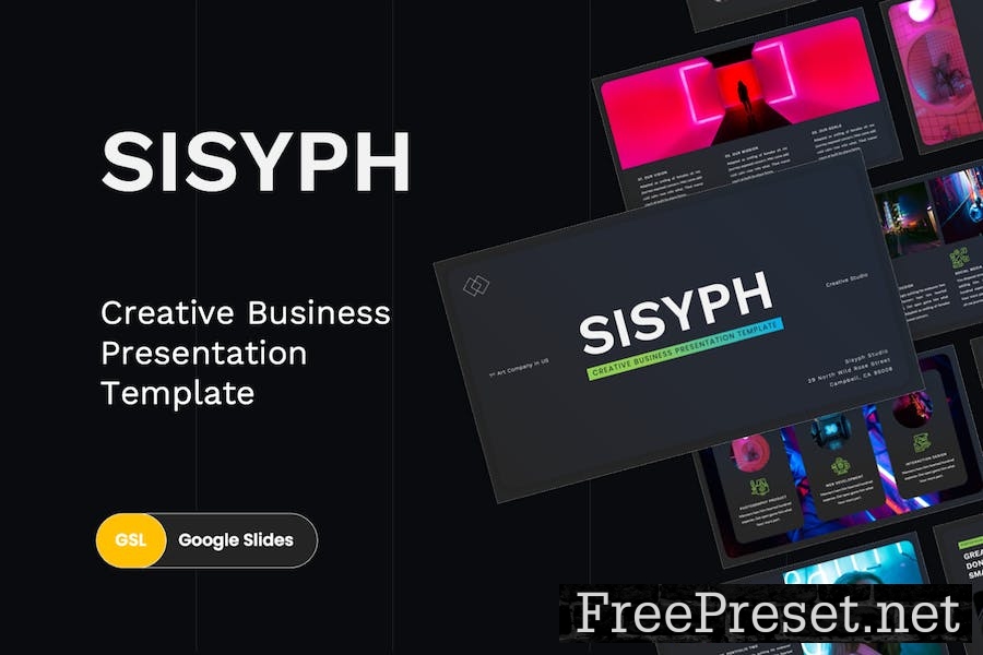 Sisyph - Creative Business Google Slides Template S7E9VN5