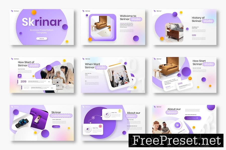 Skrinar - Business Google Slide Template LXS5M24