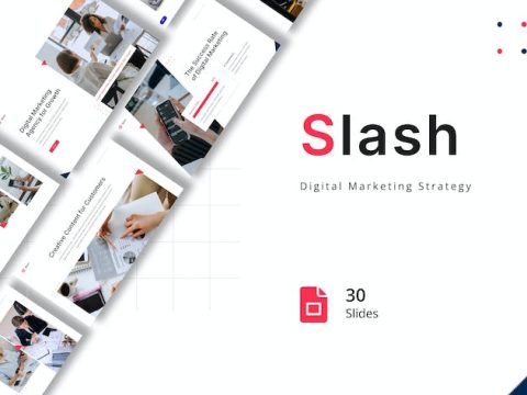 Slash - Digital Marketing Strategy Google Slides RFPNF9R