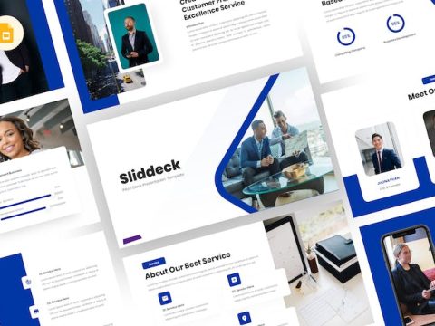 Sliddeck - Pitch Deck Google Slides Template 3F3D5WU