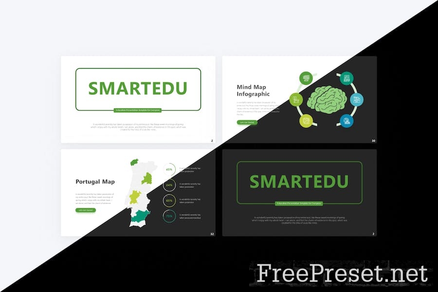 SmartEdu Education Google Slides Template RPV89NS