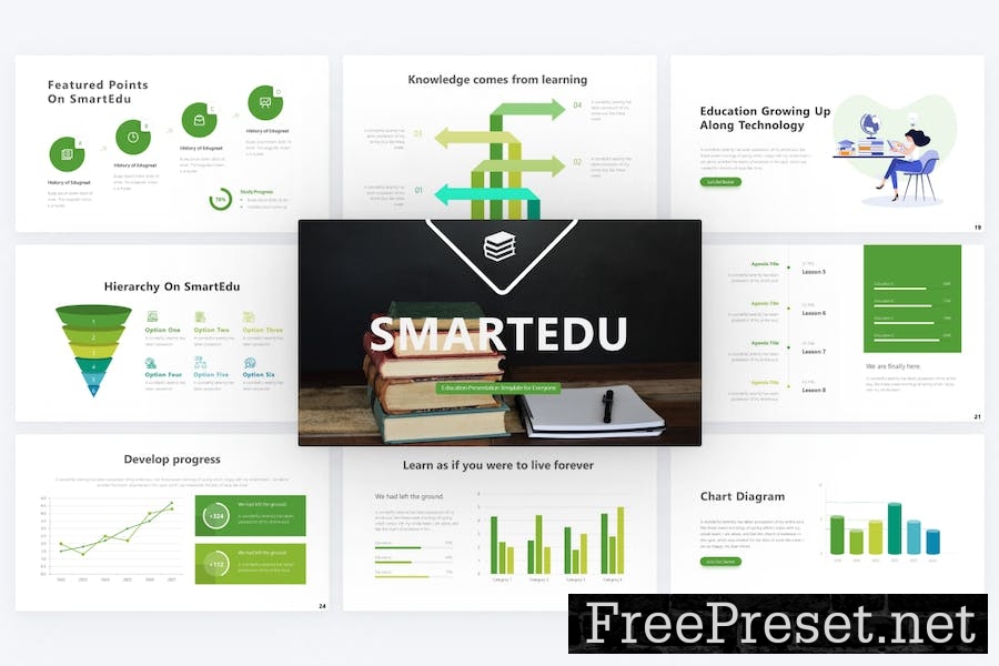 SmartEdu Education Google Slides Template RPV89NS