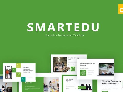 SmartEdu Education Google Slides Template RPV89NS