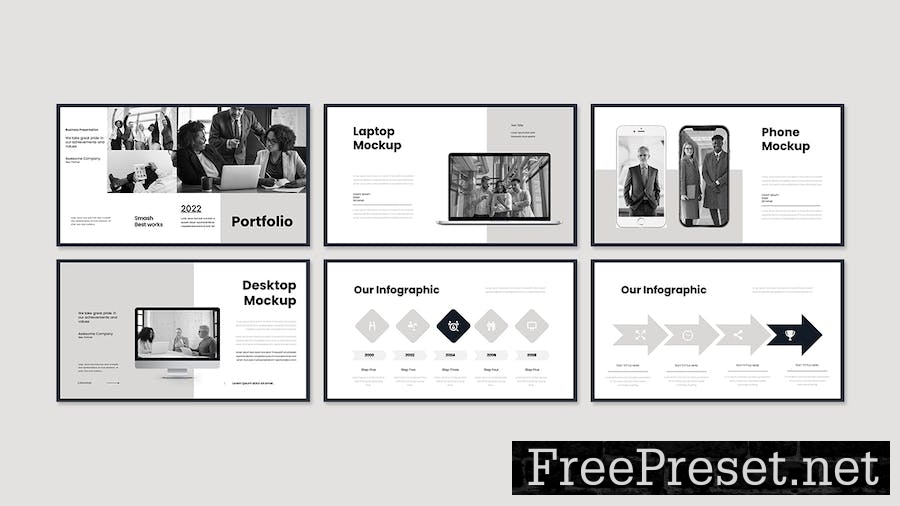 Smash Business Presentation Google Slide Template FK2VS85