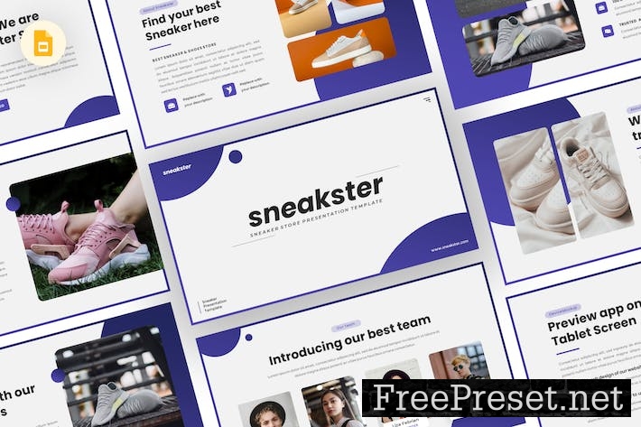 Sneakster - Sneaker Google Slide Template 47K28PY