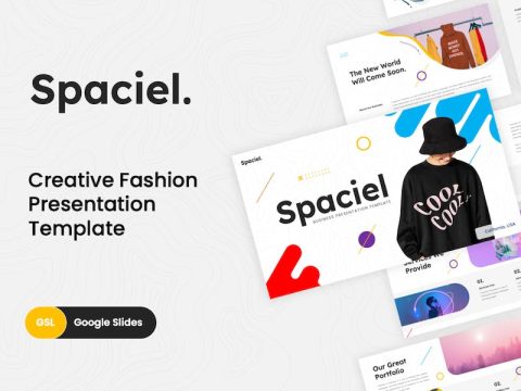 Spaciel - Creative Pitch Deck Google Slides Templa TKLM7N8