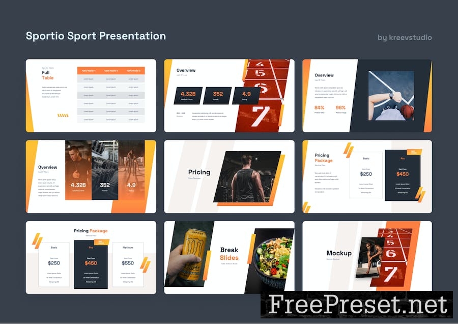 Sportio - Sport Google Slides Presentation JBERVV6