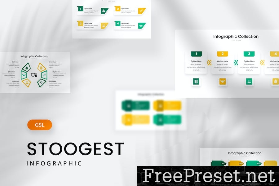 Stoogest Infographic - Google Slides Template CVPAPBL