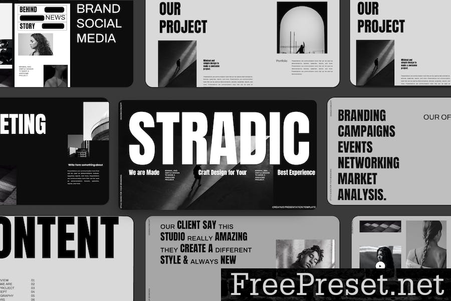 Stradic - Brand Google Slides DHQT8D7