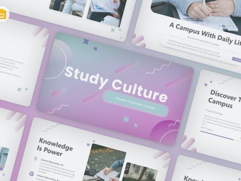 StudyCulture Purple Modern Education Google Slides ZPUACNE