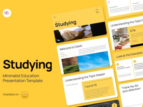 Studying Education Google Slides Presentation N942AQU