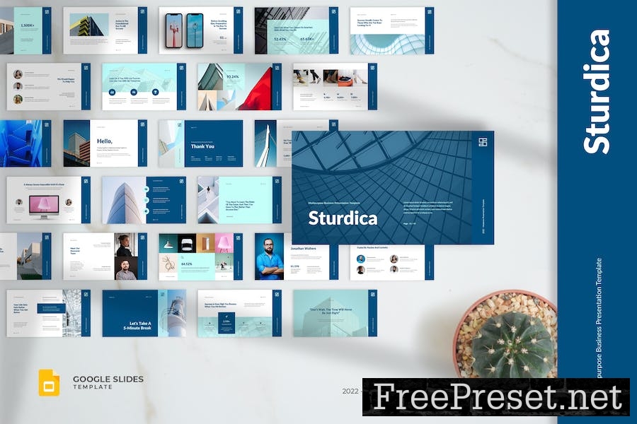 Sturdica - Business Google Slides Template BVB5RNQ