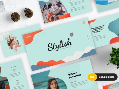 Stylish - Creative Google Slides Template QYCKNJ6