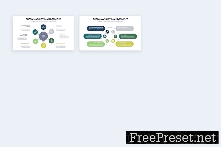 Sustainability Management Google Slide Infographic NGAVLZT