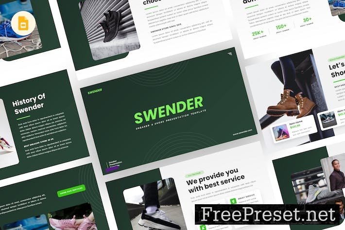 Swender - Sneaker Google Slides Template ZN2ZXHV