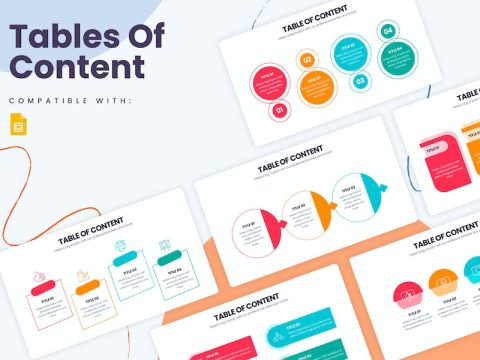 Table of Content Google Slides Infographics ELDAHA3