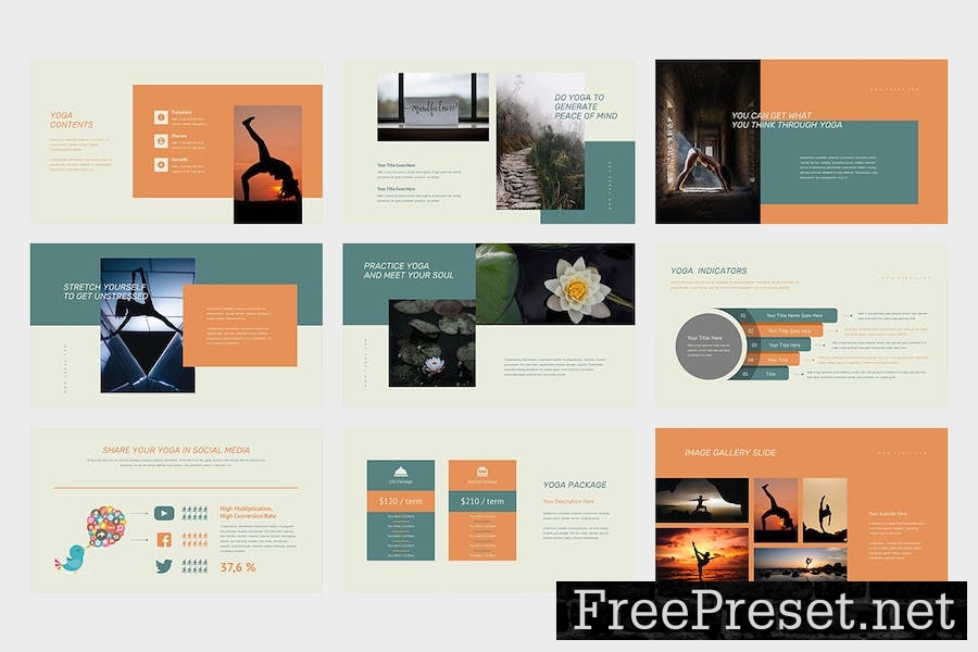 Taboa : Yoga Instructure Google Slides Template GVE8RYL