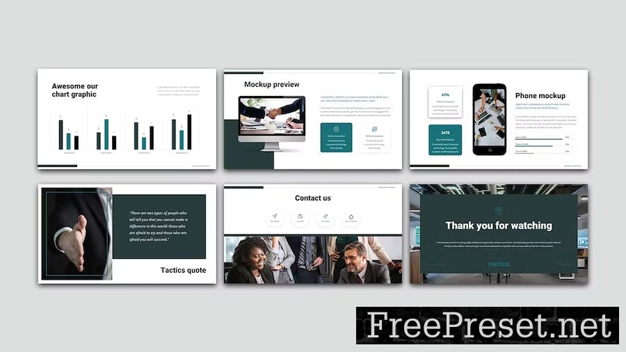 Tactics - Business Presentation Google Slide NU8E8M3