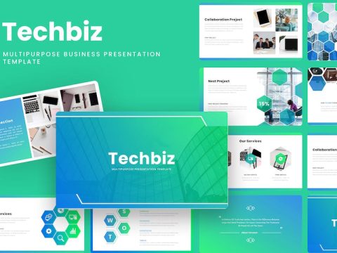 Techbiz - Multipurpose Business Google Slides CSZB7WD