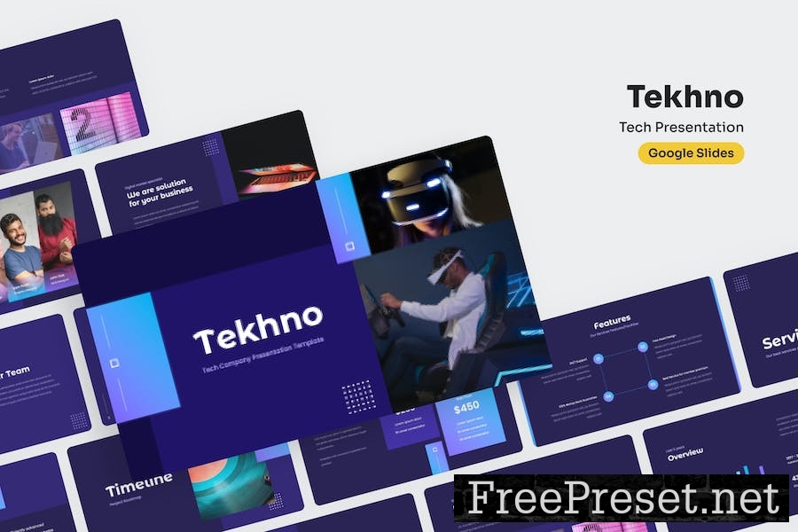 Tekhno - Tech Google Slides Presentation HL9CDTY