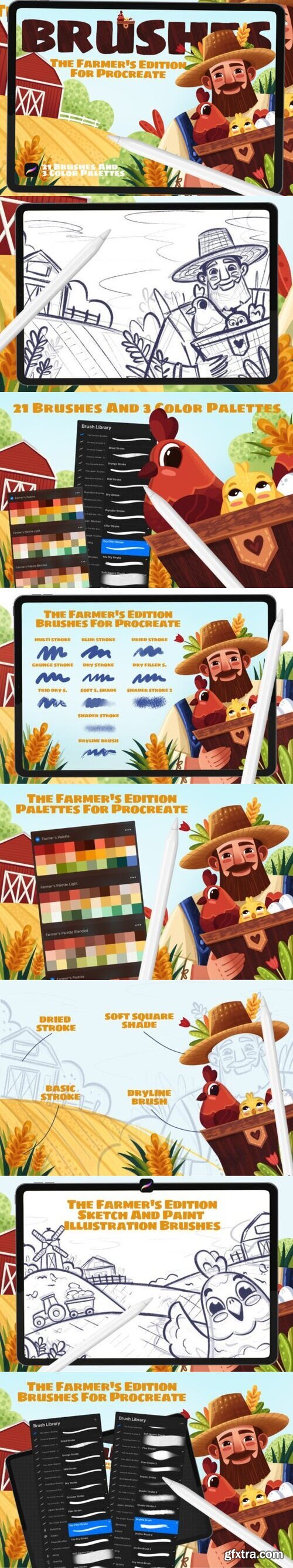 The FARMER’S PROCREATE BRUSHES