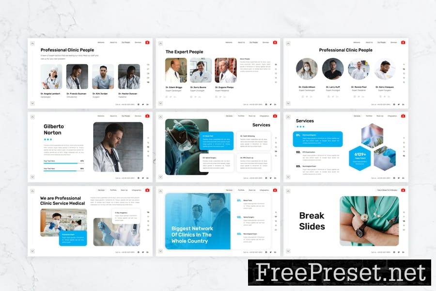 Thiery - Medical & Health Google Slides Template QTZ3TYV