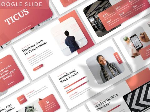 Ticus - Creative Google Slide Template E9JHCKM