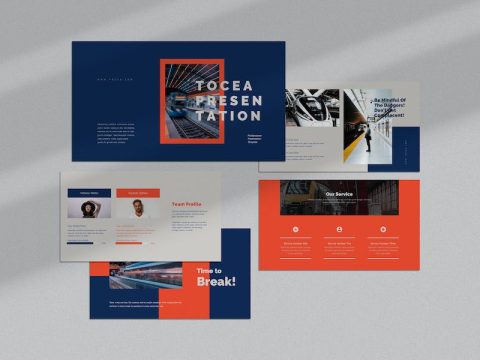 Tocea : Train Station Google Slides Template G96DNGB