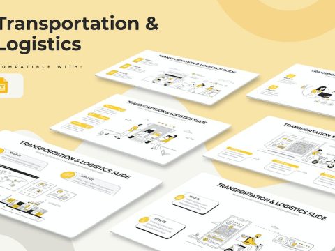 Transportation&Logistics Google Slides Infographic SQ4K3SL