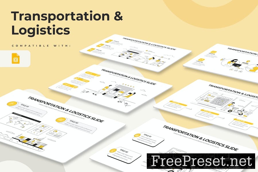 Transportation&Logistics Google Slides Infographic SQ4K3SL