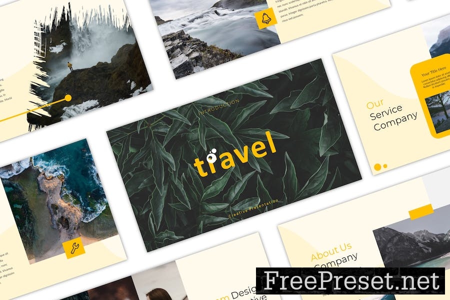 Travel Google Slide Template 9GNHN9P