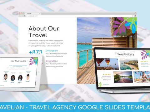 Travelian - Travel Agency Google Slide Template M8X48R4