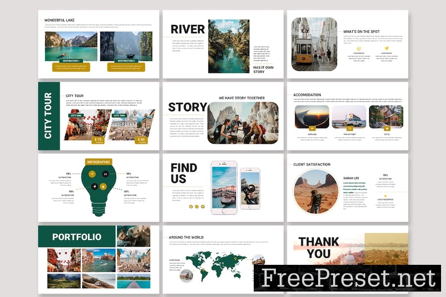 Traveling Presentation - Google Slides R5NMMKA