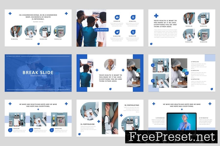 Treatment Medical Google Slides Template SSYWR9X