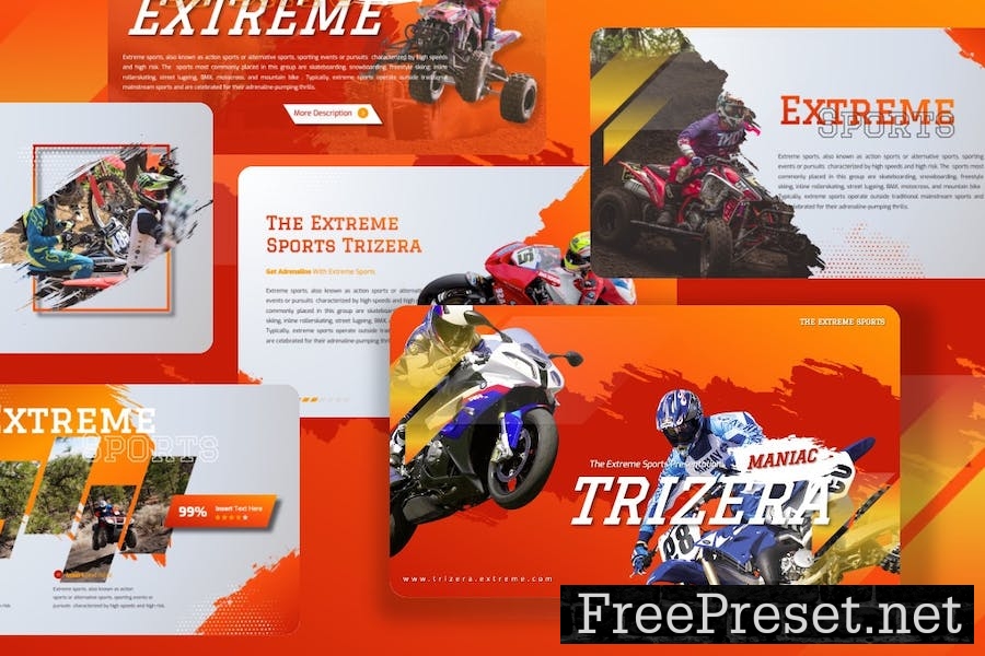 Trizera - Extreme Sport Googleslide Templates RD5SXFU