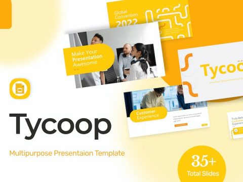 Tycoop Creative Business Google Slides Template UWH2WDF