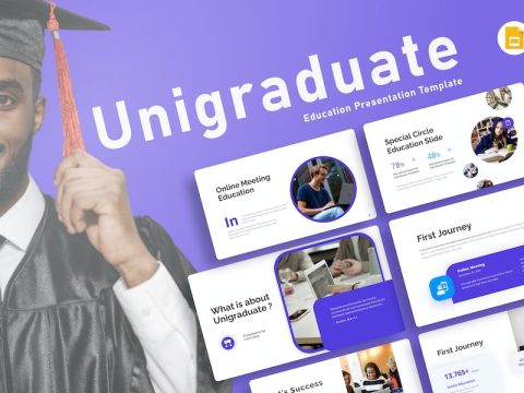 Unigraduate Blue Modern Education Google Slides XH42QWY